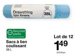 Zeeman Sacs à lien coulissant offre
