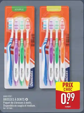 ALDI DENTITEX Brosses à dents offre
