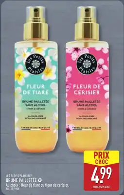 ALDI LES PETITS PLAISIRS Brume pailletée offre
