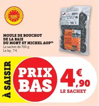 Bi1 Moule de bouchot de la baie du mont st michel aop offre