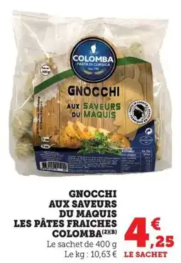 Bi1 Gnocchi aux saveurs du maquis les pâtes fraiches colomba offre