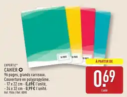 ALDI EXPERTIZ Cahier offre