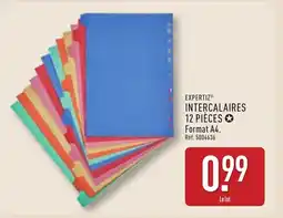 ALDI EXPERTIZ Intercalaires 12 pièces offre