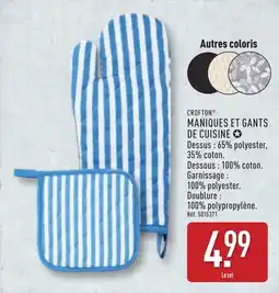 ALDI CROFTON Maniques et gants de cuisine offre