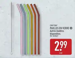 ALDI CROFTON Pailles en verre offre