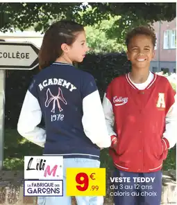 Stokomani Lili M., La Fabrique des Garçons Veste Teddy offre