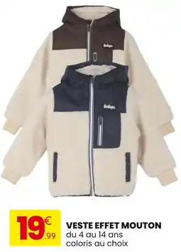 Stokomani Lee Cooper Veste effet mouton offre