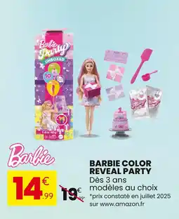Stokomani Barbie Barbie color reveal party offre
