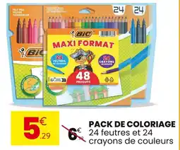 Stokomani BIC Pack de coloriage offre