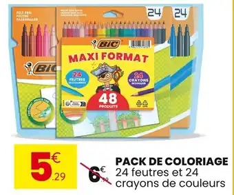Stokomani BIC Pack de coloriage offre
