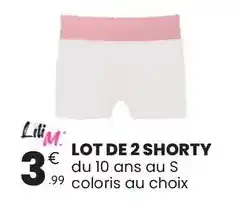 Stokomani Lot de 2 shorty offre