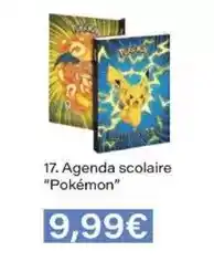 Monoprix Pokemon - agenda scolaire offre