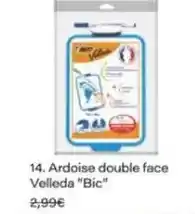 Monoprix Bic - ardoise double face offre