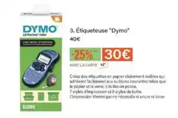 Monoprix Dymo - etiqueteuse dymo offre