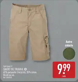 ALDI TOP CRAFT Short de travail offre