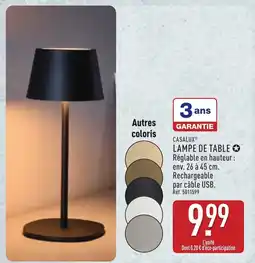 ALDI CASALUX Lampe de table offre