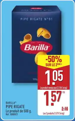 ALDI BARILLA Pipe rigate offre