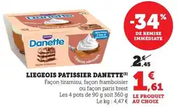 Bi1 Liegeois patissier danette offre