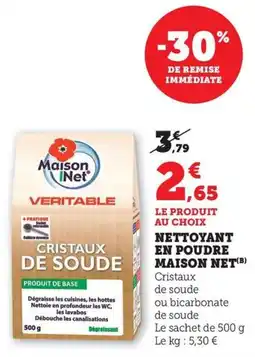 Bi1 Nettoyant en poudre maison net offre