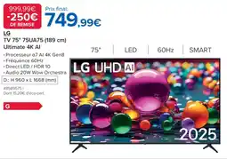 Costco TV 75UA75 Ultimate 4K AI offre