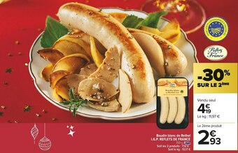 Carrefour Market Reflets de france boudin blanc de rethel i.g.p. offre
