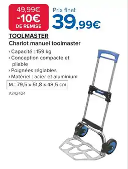 Costco Toolmaster Chariot manuel toolmaster offre