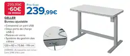 Costco Geller Bureau ajustable offre