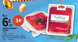 E.Leclerc Jambon Serrano ARGAL offre