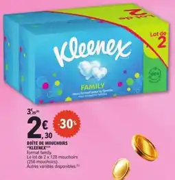 E.Leclerc BOÎTE DE MOUCHOIRS “KLEENEX” offre