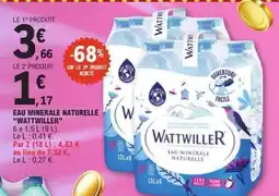 E.Leclerc Eau Minérale Naturelle Wattwiller offre