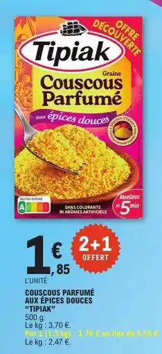 E.Leclerc Couscous Parfumé aux Épices Douces offre