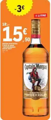 E.Leclerc Captain Morgan Spiced Gold offre