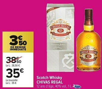 Chivas rega scotch whisky