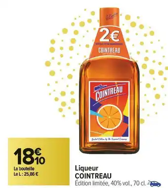 Cointreau liqueur