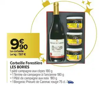 Carrefour Market Les bories corbeille forestière offre
