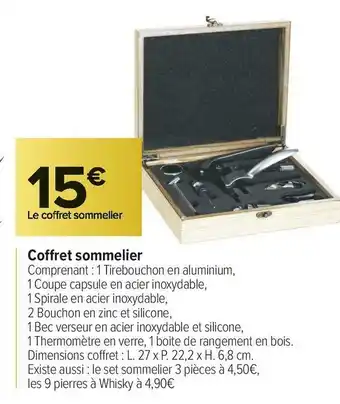 Carrefour Market Coffret sommelier offre