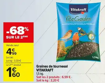 Vitakraft graines de tournesol