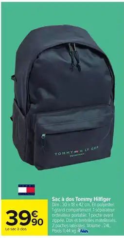 Carrefour TOMMY HILFIGER Sac à dos offre