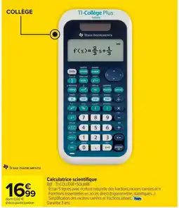 Carrefour Calculatrice scientifique offre