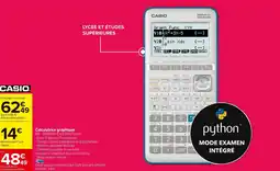 Carrefour CASIO Calculatrice graphique offre