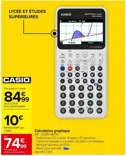Carrefour CASIO Calculatrice grapique offre