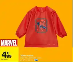 Carrefour MARVEL Tablier enfant offre