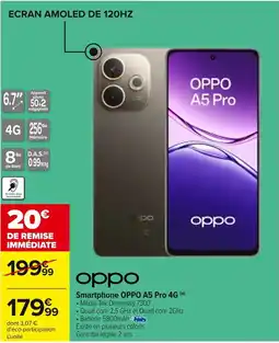 Carrefour OPPO Smartphone OPPO A5 Pro 4G offre