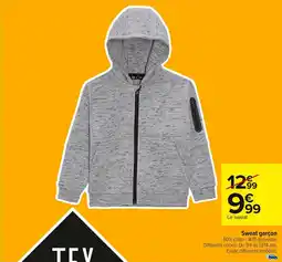 Carrefour Sweat garçon offre