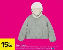 Carrefour Veste enfant offre