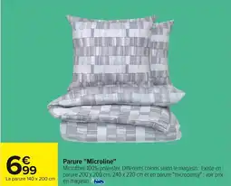 Carrefour Parure "Microline" offre