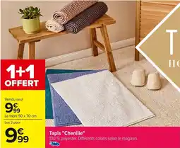 Carrefour Tapis "Chenille" offre