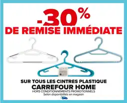 Carrefour Sur tous les cintres plastique carrefour home offre