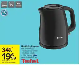 Carrefour TEFAL Bouilloire Enigma offre