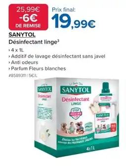 Costco Sanytol Désinfectant linge³ offre